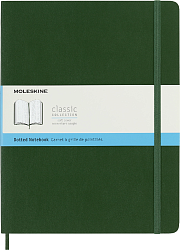 Блокнот Moleskine CLASSIC SOFT QP624K15 XLarge 190х250мм 192стр. пунктир мягкая обложка зеленый