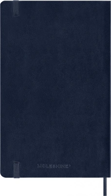 Еженедельник Moleskine CLASSIC SOFT WKNT Large 130х210мм 144стр. мягкая обложка синий сапфир