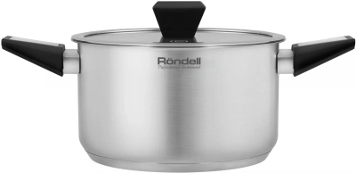 Кастрюля Rondell Blitz RDS-1890 5.2л. d=24см (с крышкой) стальной