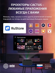 Проектор Cactus CS-PRC.06B.Full HD-A LCD 900Lm ANSI (1920x1080) 2000:1 ресурс лампы:50000часов 2xUSB typeA 2xHDMI 3.0кг