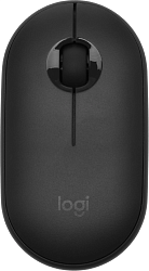 Мышь Logitech Pebble M350 темно-серый оптическая 1000dpi silent беспров. BT/Radio USB для ноутбука 3but (910-005576)