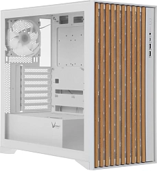 Корпус Formula TimberLine T0 белый без БП ATX 6x120mm 6x140mm 2xUSB3.0 audio bott PSU
