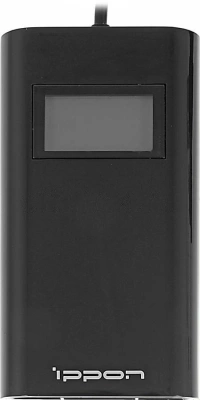 Блок питания Ippon D65U автоматический 65W 15V-19.5V 11-connectors 3.5A 1xUSB от бытовой электросети LСD индикатор