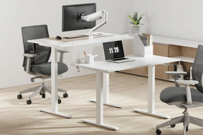 Подстолье Cactus CS-MDF-WT механическое белый черный каркас белый 133x118x60см (CS-MDF-WT)