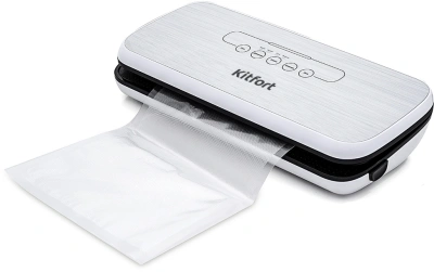 Вакуумный упаковщик Kitfort KT-1502-1 110Вт белый/серый