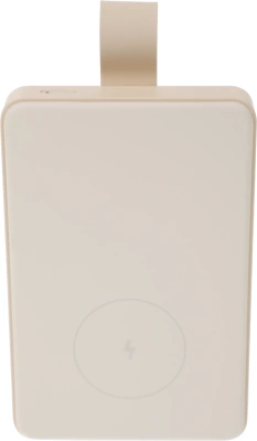 Мобильный аккумулятор Xiaomi BHR9074GL 6000mAh Qi 15W 2.4A USB-C беспров.зар. бежевый