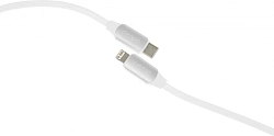 Кабель Deppa 72537 USB Type-C (m)-Lightning (m) 1.2м белый коробка