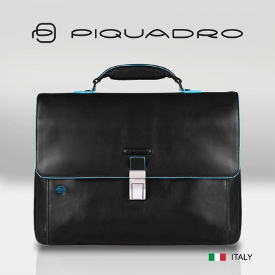 Портфель Piquadro Blue Square CA3111B2/N черный натур.кожа