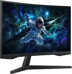 Монитор Samsung 27" Odyssey G5 S27CG552EMXUE черный VA LED 1ms 16:9 HDMI матовая 300cd 178гр/178гр 2560x1440 165Hz DP Quad 2K (1440p) USB 4.1кг