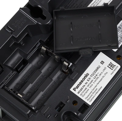 Телефон проводной Panasonic KX-TS2356RUB черный
