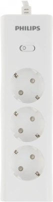 Сетевой фильтр Philips CHP2135WA/51 2м (3 розетки) белый (коробка)