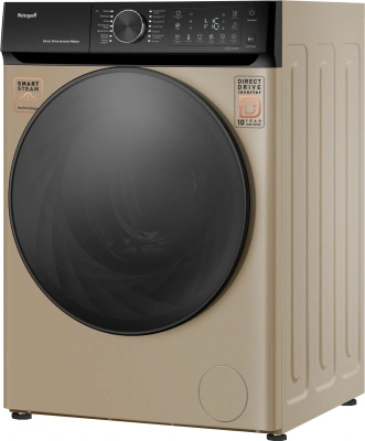 Стиральная машина Weissgauff WM 59411 Direct Drive Inverter Steam Champagne класс: A+++ загр.фронтальная макс.:11кг золотистый