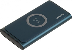 Мобильный аккумулятор Digma DGPQ10G 10000mAh QC3.0/PD3.0 22.5W 3A USB-A/USB-C беспров.зар. синий (DGPQ10G22CBL)