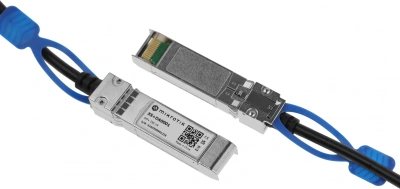 Патч-корд MikroTik XS+DA0001 25Гбит/с stranded 1м черный SFP28-SFP28 (упак.:1шт)