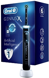 Зубная щетка электрическая Oral-B Genius X D706.513.6 черный
