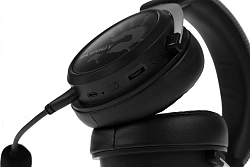 Наушники с микрофоном A4Tech Bloody MR590 Sports черный 1.5м мониторные BT/Radio/3.5mm оголовье (MR590 + WIRED/SPORT BLACK)