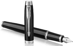 Ручка перьев. Parker IM Core F321 (1931644) Black CT F сталь нержавеющая подар.кор.