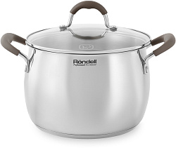 Кастрюля Rondell Konzept RDS-1230 6л. d=22см (с крышкой) стальной