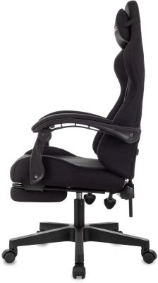 Кресло игровое Zombie Shadow черный Neo Black с подголов. крестов. пластик подст.для ног пластик черный