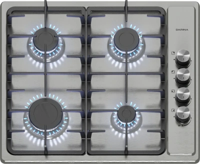 Газовая варочная поверхность Darina 1T1 BGM 341 11 X нержавеющая сталь