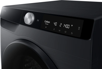 Стиральная машина Samsung WD11DG6B85BBLP класс: A загр.фронтальная макс.:11кг (с сушкой) черный инвертер