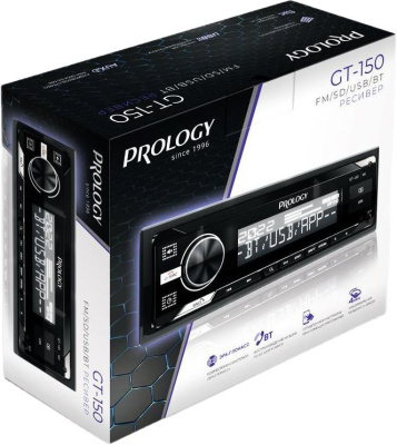Автомагнитола Prology GT-150 1DIN 4x55Вт v4.2 ПДУ (PRGT150)
