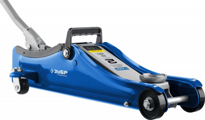 Домкрат Зубр Профессионал T55 подкатной гидравлический синий (43058-2)