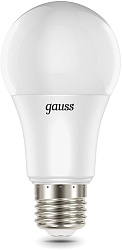 Лампа светодиодная Gauss 102102410 10Вт цок.:E27 груша 220B св.свеч.RGB A60 (упак.:1шт)