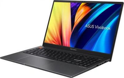 Ноутбук Asus VivoBook S15 M3502QA-MA013W Ryzen 5 5600H 8Gb SSD512Gb AMD Radeon Graphics 15.6" IPS FHD (1920x1080) без ОС black WiFi BT Cam (_90NB0XX2-M00B10)