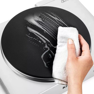 Плита Электрическая Kitfort КТ-151 нержавеющая сталь сталь (настольная)