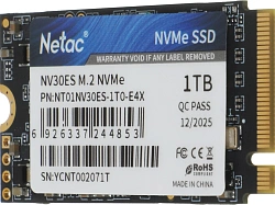 Накопитель SSD Netac PCIe 3.0 x4 1TB NT01NV30ES-1T0-E4X NV30ES M.2 2242