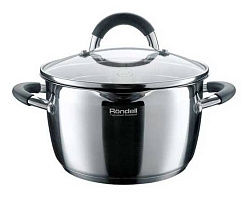 Кастрюля Rondell Flamme RDS-025 5.7л. d=24см (с крышкой) стальной