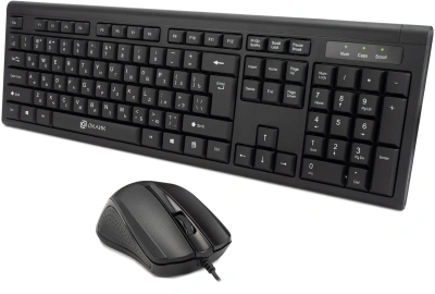 Клавиатура + мышь Оклик 600M клав:черный мышь:черный USB (337142)