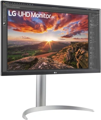 Монитор LG 27" UltraFine 27UP850N-W белый IPS LED 16:9 HDMI M/M матовая HAS Piv 400cd 178гр/178гр 3840x2160 60Hz DP 4K USB 5.9кг
