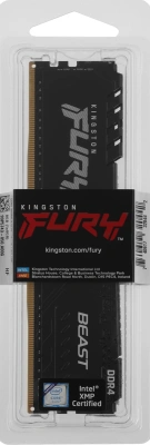 Память DDR4 8GB 3200MHz Kingston KF432C16BB/8-SP Fury Beast RTL Gaming PC4-25600 CL16 DIMM 288-pin 1.35В Intel single rank с радиатором Ret