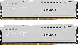 Память DDR5 2x32GB 6400MHz Kingston KF564C32BWK2-64 Fury Beast RTL Gaming PC5-51200 CL32 DIMM 288-pin 1.4В kit dual rank с радиатором Ret