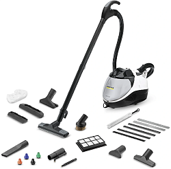 Пароочиститель напольный Karcher SV 7 2200Вт белый/черный