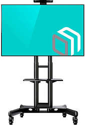 Подставка для телевизора Onkron TS1551 черный 40"-70" макс.60.5кг напольный мобильный