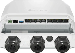 Маршрутизатор MikroTik RB5009UPr+S+OUT 10/100/1000/2500BASE-T/SFP+ белый