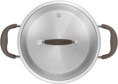 Кастрюля Rondell Konzept RDS-1230 6л. d=22см (с крышкой) стальной