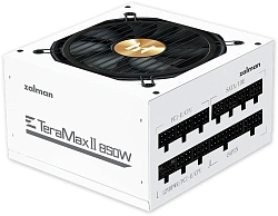 Блок питания Zalman ATX 850W ZM850-TMX2 Snow 80+ gold 24pin APFC 120mm fan 12xSATA Cab Manag RTL