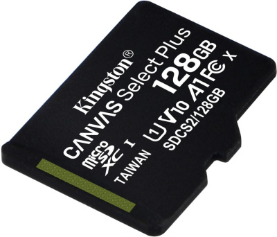 Флеш карта microSDXC 128GB Kingston SDCS2/128GBSP Canvas Select Plus w/o adapter