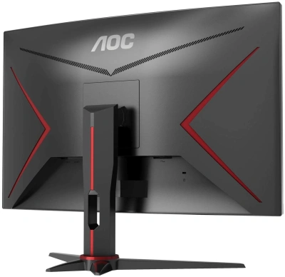 Монитор AOC 27" Gaming CQ27G2SE/BK черный/красный VA LED 16:9 HDMI матовая Piv 250cd 178гр/178гр 2560x1440 165Hz FreeSync Premium Pro DP Quad 2K (1440p) 5.4кг
