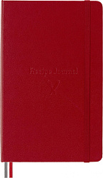 Блокнот Moleskine PASSION RECIPE PASRECP Large 130х210мм 400стр. подар.кор. красный