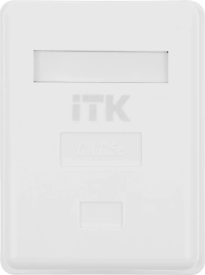 Розетка ITK CS2-1C5EU-12 настен.RJ45 1 кат.5E UTP бел.