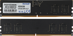 Память DDR5 2x8GB 4800MHz Patriot PSD516G4800K Signature RTL Gaming PC5-38400 CL40 DIMM 288-pin 1.1В Ret