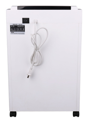 Шредер Deli 9953 белый (секр.P-5) фрагменты 8лист. 23лтр. скрепки скобы пл.карты CD