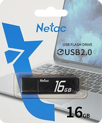 Флеш Диск Netac 16Gb U351 NT03U351N-016G-20BK USB2.0 серый