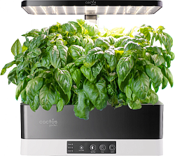 Гидропонная установка Cactus Garden 3л 24Вт черный (CS-LEDPOT-06)