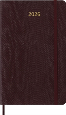 Еженедельник Moleskine PRECIOUS & ETHICAL MAMBA Large 130х210мм обложка экокожа 144стр. бургунди